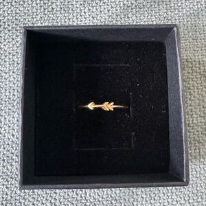 Catbird 14k Gold Arrow Ring